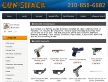 Tablet Screenshot of gunshack.com